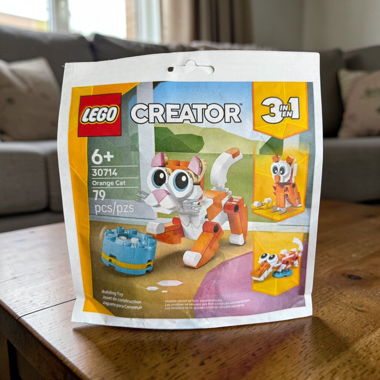 Gato Laranja - Criador de Lego