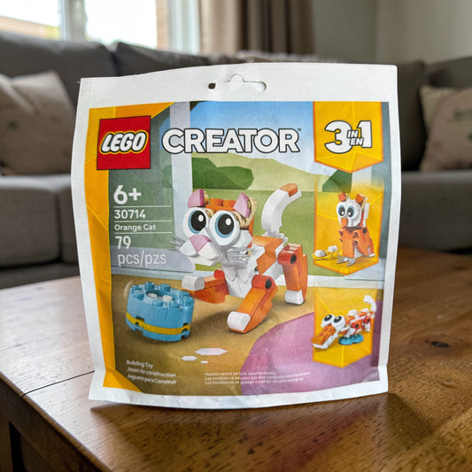 Gato Laranja - Criador de Lego