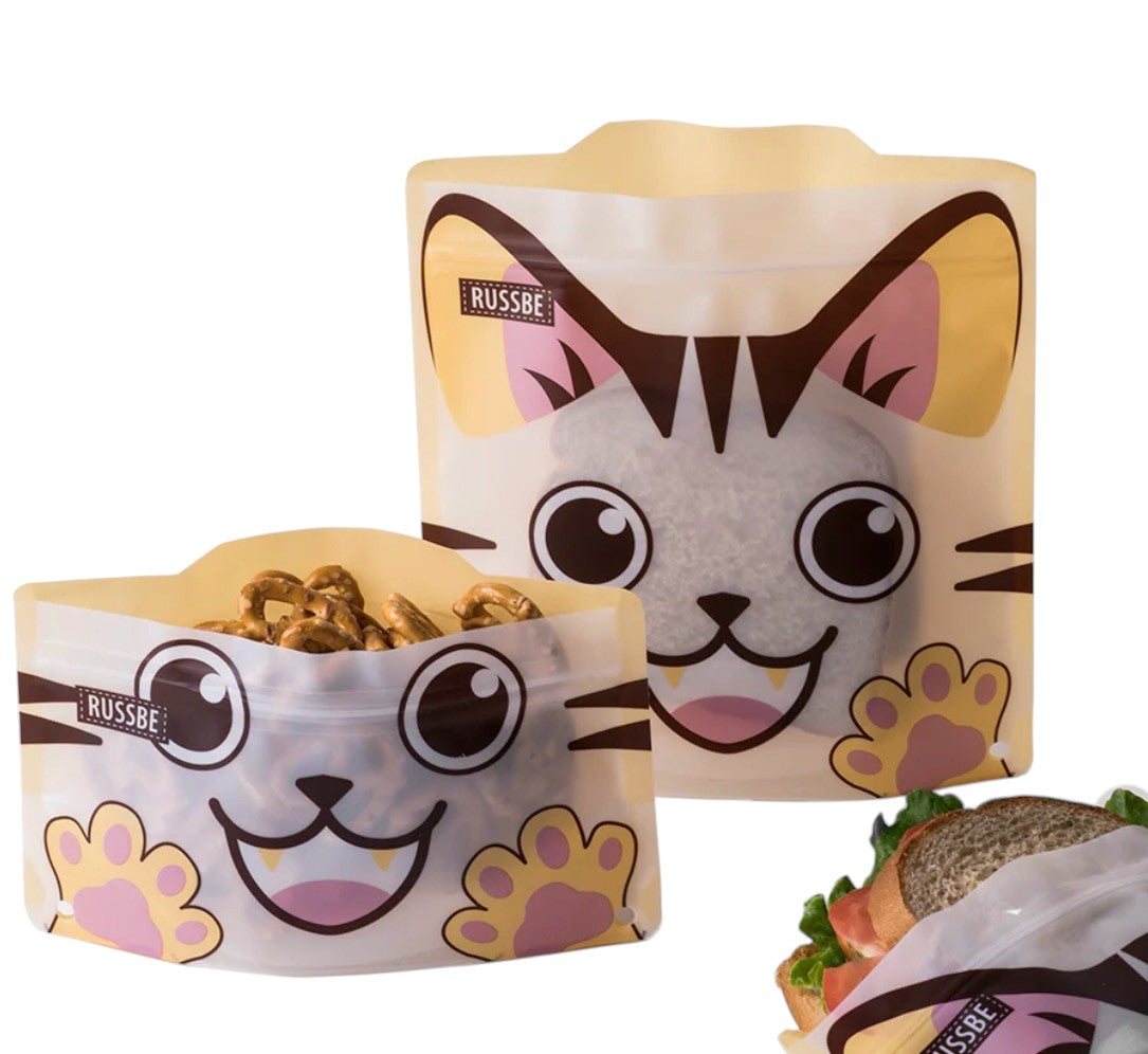 Sacola reutilizável - para lanches e sanduíches