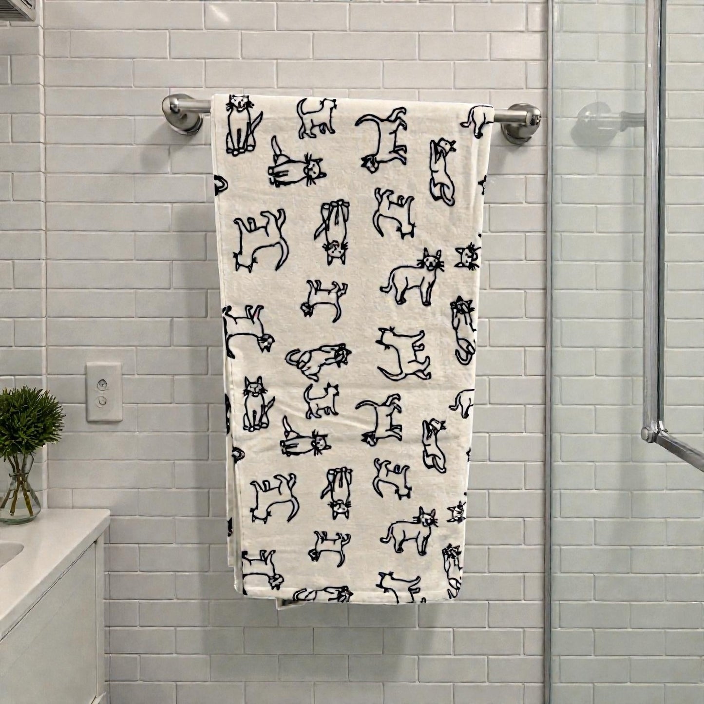 Towel - Black & White