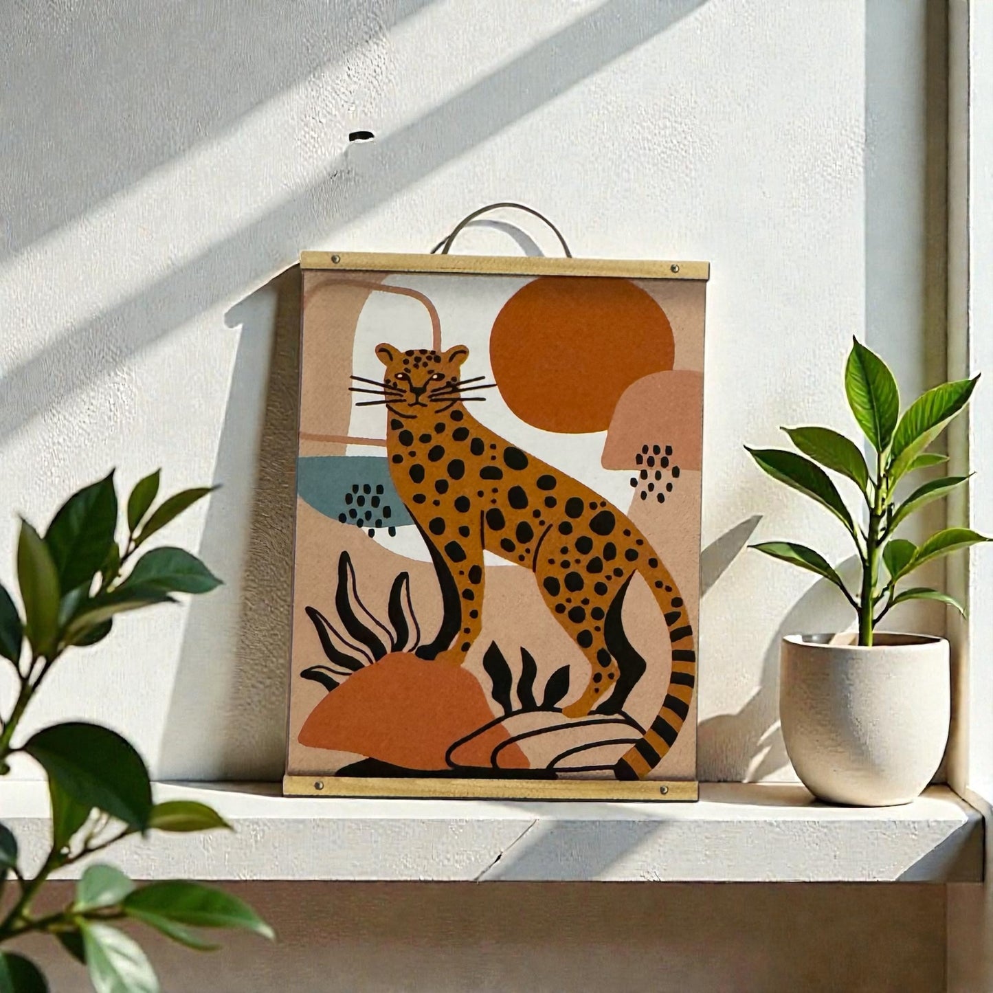 Kit de pintura por números - Leopardo