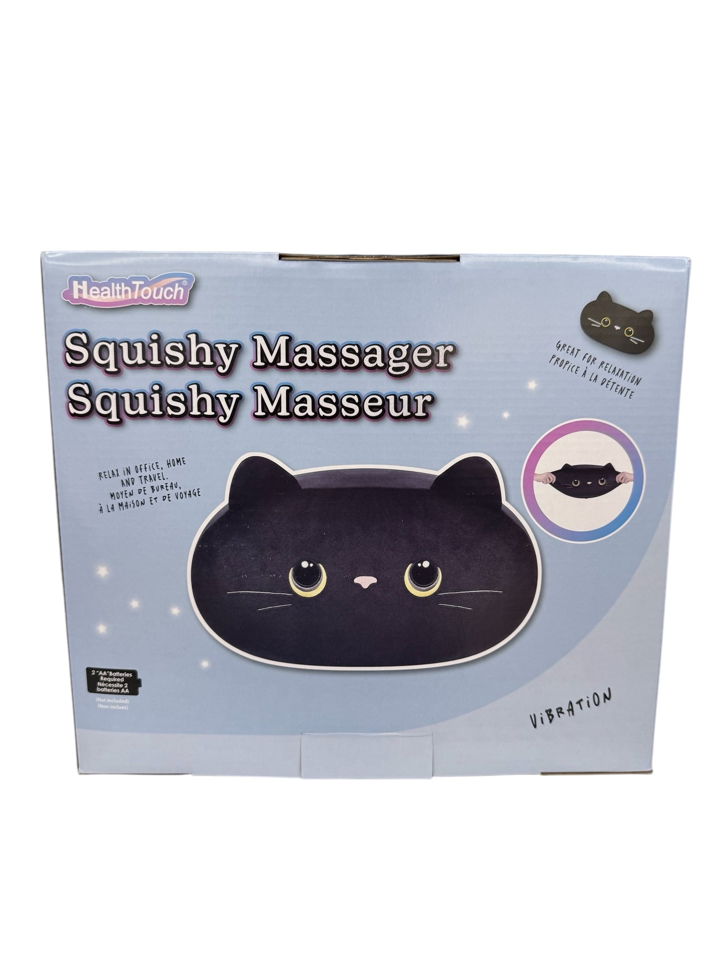 Massageador Macio - Gato Preto